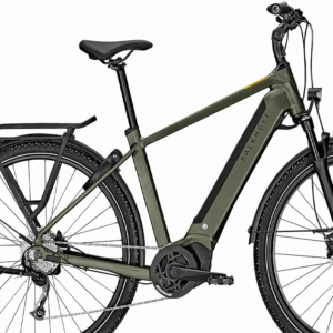 Kalkhoff ENTICE 5.B SEASON (625 Wh), 9 Gang Kettenschaltung, Herrenfahrrad, Diamant, Modell 2023, 29 Zoll 48 cm urbangreen matt