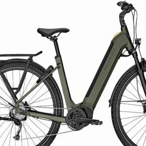 Kalkhoff ENTICE 5.B SEASON (625 Wh), 9 Gang Kettenschaltung, Damenfahrrad, Wave, Modell 2023, 29 Zoll 58 cm urbangreen matt