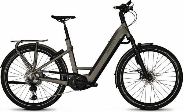 Kalkhoff ENDEAVOUR 7.B ADVANCE+ ABS (750 Wh), 11 Gang Kettenschaltung, Damenfahrrad, Wave, Modell 2023, 27,5 Zoll 43 cm jetgrey matt