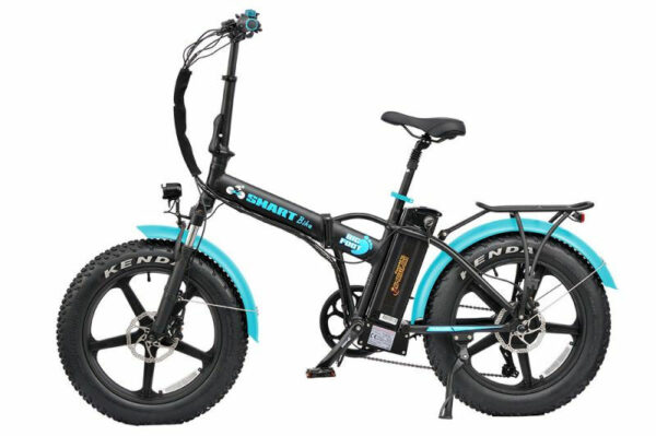 SMARTbike BigFoot 4.0 schwarz-blau 20" 690 Wh Faltrahmen