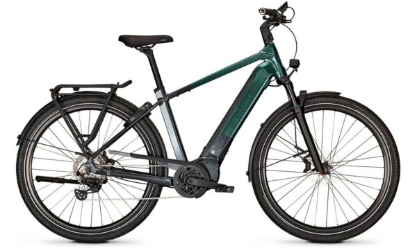 Kalkhoff ENDEAVOUR 5+ ADVANCE LTD (625 Wh), 10 Gang Kettenschaltung, Herrenfahrrad, Diamant, Modell 2025, 29 Zoll 58 cm diamondblack / techgreen glossy