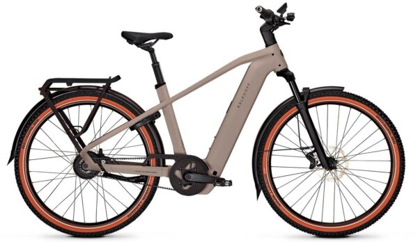Kalkhoff ENTICE 5+ ADVANCE BELT (800 Wh), stufenlose Nabenschaltung, Herrenfahrrad, Diamant, Modell 2025, 29 Zoll 53 cm darksprings / jetgrey matt