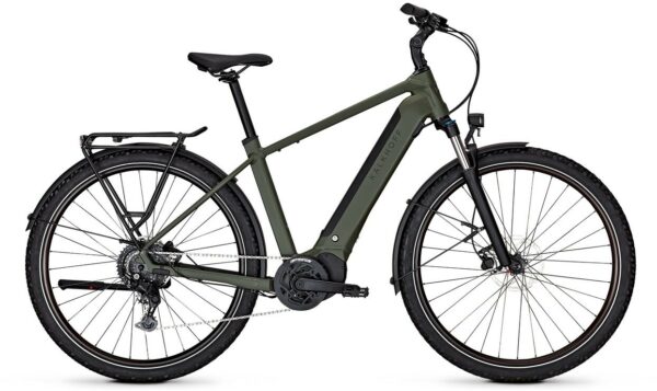 Kalkhoff ENTICE 5 SEASON (625 Wh), 9 Gang Kettenschaltung, Herrenfahrrad, Diamant, Modell 2025, 29 Zoll 58 cm huntsmengreen matt