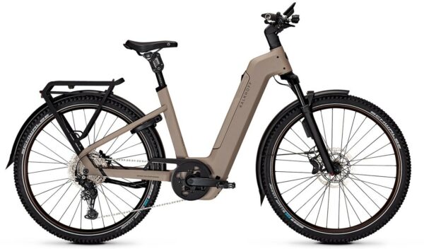 Kalkhoff ENTICE 5+ EXCITE ABS (800 Wh), 11 Gang Kettenschaltung, Unisexfahrrad, Wave, Modell 2025, 29 Zoll 58 cm moonstonegrey matt