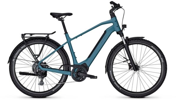 Kalkhoff ENTICE L SEASON (400 Wh), 9 Gang Kettenschaltung, Herrenfahrrad, Diamant, Modell 2025, 27 Zoll 45 cm duskblue matt