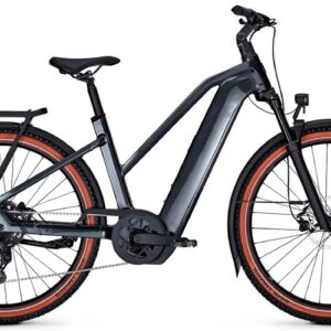 KALKHOFF ENTICE 5 SEASON|2 (600 Wh), 9 Gang Kettenschaltung, Damenfahrrad, Trapez, Modell 2025, 29 Zoll 53 cm diamondblack glossy