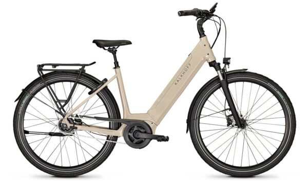 Kalkhoff IMAGE 3 ADVANCE FL (500 Wh), 5 Gang Nabenschaltung, Unisexfahrrad, Wave, Modell 2025, 28 Zoll 53 cm milkbrown glossy