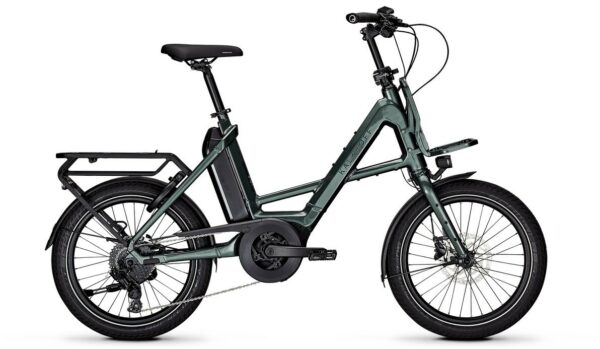 Kalkhoff ENDEAVOUR C+ MOVE (545 Wh), 9 Gang Kettenschaltung, Unisexfahrrad, Kompakt, Modell 2025, 20 Zoll 48 cm techgreen glossy