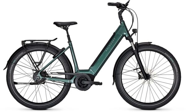Kalkhoff IMAGE 3 EXCITE BLX (500 Wh), Nabenschaltung, Unisexfahrrad, Wave, Modell 2025, 28 Zoll 48 cm techgreen glossy