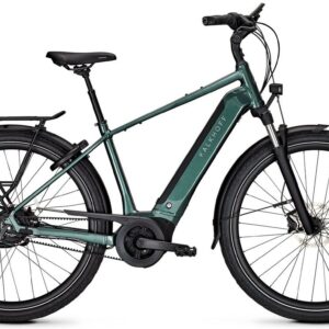 Kalkhoff IMAGE 3 EXCITE BLX (500 Wh), Nabenschaltung, Herrenfahrrad, Diamant, Modell 2025, 28 Zoll 48 cm techgreen glossy