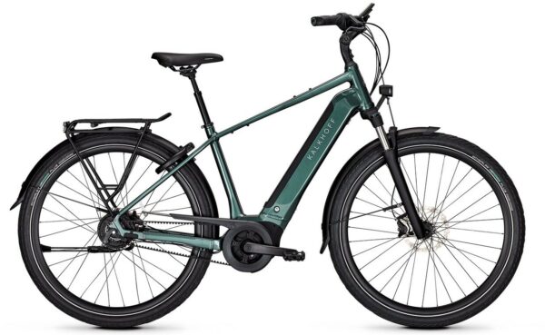 Kalkhoff IMAGE 3 EXCITE BLX (500 Wh), Nabenschaltung, Herrenfahrrad, Diamant, Modell 2025, 28 Zoll 48 cm techgreen glossy