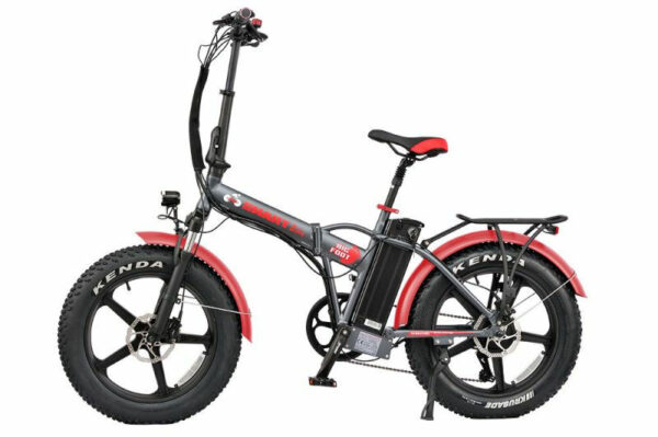 SMARTbike BigFoot 4.0 grau-rot 20" 690 Wh Faltrahmen