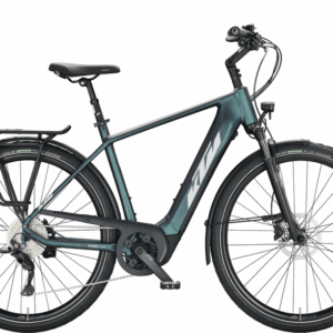 KTM MACINA TOUR CX 510 (500 Wh), 10 Gang Kette, Herrenfahrrad, Diamant, Modell 2022/2023, 28 Zoll 60 cm greenpurple-flip matt (silver+green)