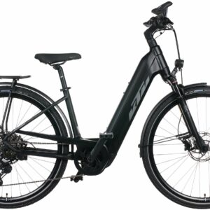 KTM POWER SPORT 11 PLUS (750 Wh), 11 Gang Kette, Damenfahrrad, Deep, Modell 2022/2023, 28 Zoll 56 cm black matt (grey+orange)