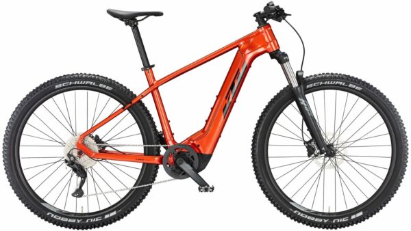 KTM MACINA TEAM 793 (750 Wh), 10 Gang Kettenschaltung, Herrenfahrrad, Diamant, Modell 2024, 29 Zoll 43 cm burnt orange (black+silver)