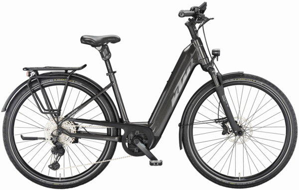 KTM MACINA STYLE XL (750 Wh), 11 Gang Kettenschaltung, Damenfahrrad, Deep, Modell 2024, 28 Zoll 60 cm machine grey (silver+black)