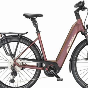 KTM MACINA STYLE 720 (750 Wh), 11 Gang Kettenschaltung, Damenfahrrad, Deep, Modell 2024, 28 Zoll 46 cm sunset matt (champagne+black)