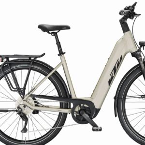 KTM MACINA STYLE 740 (750 Wh), 10 Gang Kettenschaltung, Damenfahrrad, Deep, Modell 2024, 28 Zoll 56 cm champagne matt (black+orange)