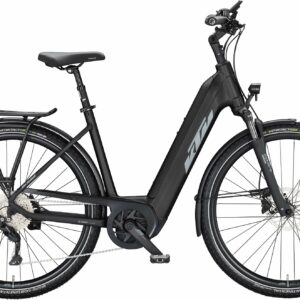KTM MACINA TOUR CX 610 (625 Wh), 10 Gang Kettenschaltung, Damenfahrrad, Deep, Modell 2024, 28 Zoll 46 cm black matt (grey+yellow)