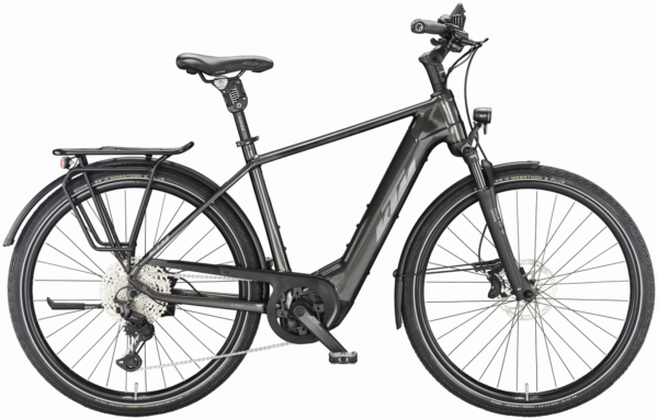 KTM MACINA STYLE XL (750 Wh), 11 Gang Kettenschaltung, Herrenfahrrad, Diamant, Modell 2024, 28 Zoll 51 cm machine grey (silver+black)