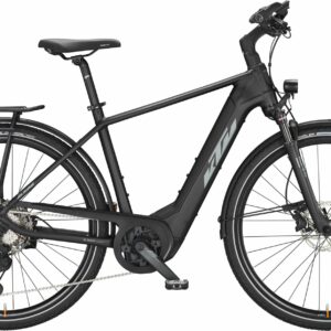 KTM POWER SPORT 11 PLUS (750 Wh), 11 Gang Kettenschaltung, Herrenfahrrad, Diamant, Modell 2024, 28 Zoll 56 cm black matt (grey+orange)