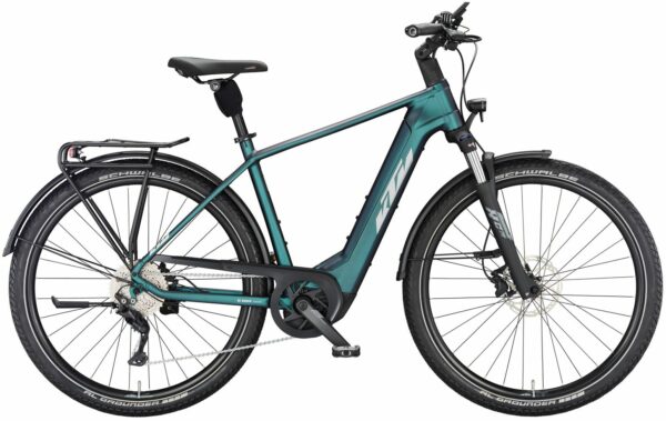 KTM MACINA GRAN 720 (750 Wh), 10 Gang Kettenschaltung, Herrenfahrrad, Diamant, Modell 2023, 29 Zoll 60 cm green purple flip matt (silver+black)