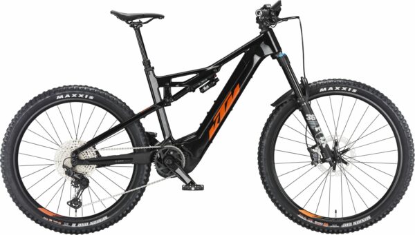 KTM MACINA KAPOHO MASTER (750 Wh), 12 Gang Kettenschaltung, Herrenfahrrad, Diamant, Modell 2024, 29 Zoll 48 cm flaming black (orange)