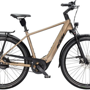 KTM MACINA CITY 810 Belt, stufenlose Nabenschaltung, Herrenfahrrad, Diamant, Modell 2025, 28 Zoll 46 cm olive pearl matt (black+orange)