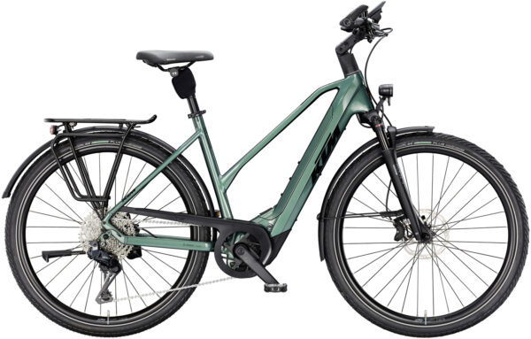 KTM MACINA STYLE 820, 11 Gang Kettenschaltung, Damenfahrrad, Trapez, Modell 2025, 28 Zoll 51 cm oxygen green (black+orange)