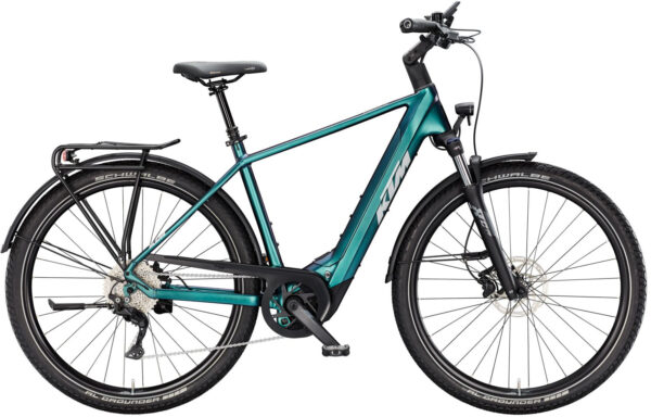 KTM MACINA GRAN 820, 10 Gang Kettenschaltung, Herrenfahrrad, Diamant, Modell 2025, 29 Zoll 51 cm green purple flip matt (silver+black)
