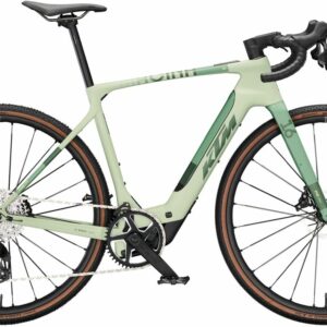 KTM MACINA GRAVELATOR SX PRIME, 12 Gang Kettenschaltung, Herrenfahrrad, Diamant, Modell 2024, 28 Zoll 59 cm pale green matt (green+lemon)