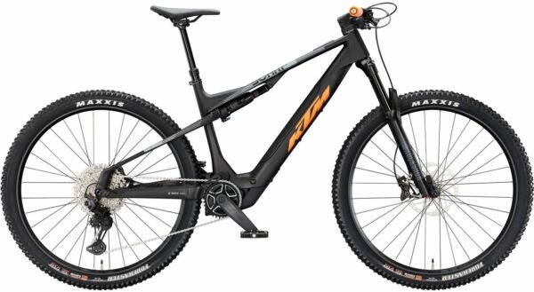 KTM MACINA SCARP SX ELITE, 11 Gang Kettenschaltung, Herrenfahrrad, Diamant, Modell 2025, 29 Zoll 53 cm flaming black matt (fresh orange)