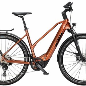 KTM MACINA CROSS CX 820 LFC, 10 Gang Kettenschaltung, Damenfahrrad, Trapez, Modell 2025, 28 Zoll 51 cm terra (black+orange)