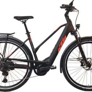 KTM MACINA GRAN 800 LTD, 11 Gang Kettenschaltung, Damenfahrrad, Trapez, Modell 2025, 28 Zoll 51 cm DIAMOND BLACK MATT (ORANGE MATT)