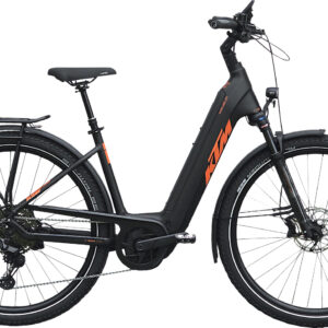 KTM MACINA GRAN 800 LTD, 11 Gang Kettenschaltung, Damenfahrrad, Wave, Modell 2025, 28 Zoll 60 cm DIAMOND BLACK MATT (ORANGE MATT)