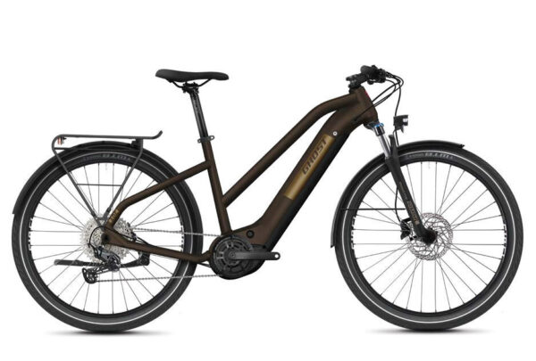 Ghost E-SQUARE TREKKING ADVANCED W Chocolate/Brown 27,5" 630 Wh Trapez
