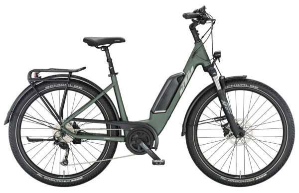 KTM Macina Gran P510 moss grey matt (silver+orange) 27,5" 500 Wh Wave