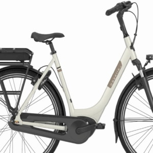 Gazelle Paris C7+ HMB RT (500 Wh), 7 Gang Nabenschaltung, Damenfahrrad, Wave, Modell 2024, 28 Zoll 57 cm ivory whitematte