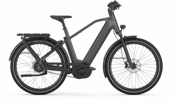 Gazelle Eclipse C380 HMB (750 Wh), stufenlose Nabenschaltung, Herrrenfahrrad, Diamant, Modell 2024, 27,5 Zoll 50 cm anthracite greymatte
