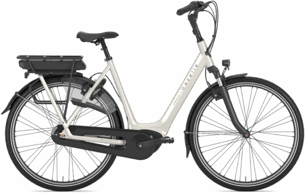 Gazelle Arroyo C7+ HMB (500 Wh), 7 Gang Nabenschaltung, Damenfahrrad, Wave, Modell 2024, 28 Zoll 57 cm ivory whitegloss