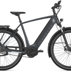 Gazelle Ultimate C5 HMB (625 Wh), 5 Gang Nabenschaltung, Herrenfahrrad, Diamant, Modell 2025, 28 Zoll 57 cm Anthracite Grey