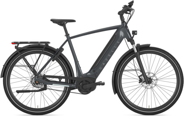 Gazelle Ultimate C5 HMB (625 Wh), 5 Gang Nabenschaltung, Herrenfahrrad, Diamant, Modell 2025, 28 Zoll 57 cm Anthracite Grey