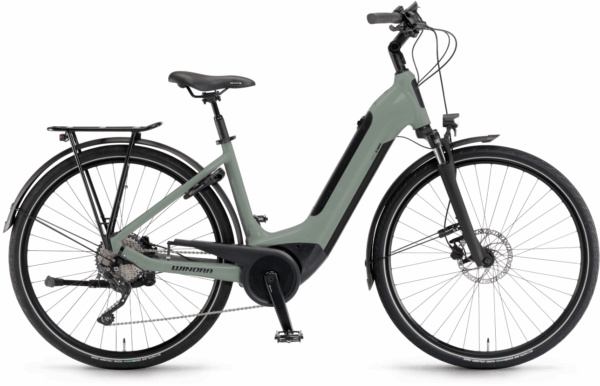Winora Tria 10 (500 Wh), 10 Gang Kettenschaltung, Damenfahrrad, Wave, Modell 2022, 28 Zoll 51 cm grey