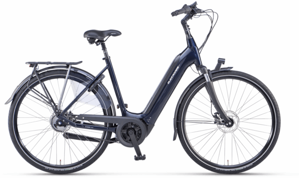 Batavus Finez E-go® Power Exclusive Plus (625 Wh), 5 Gang Nabenschaltung, Damenfahrrad, Wave, Modell 2023, 28 Zoll 57 cm imperial blue