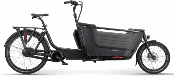Batavus Fier-2 Env, stufenlose Nabenschaltung, Erwachsenenfahrrad, Long John, Modell 2023, 20 / 26 Zoll 52 cm smokingblack