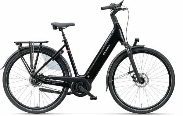 Batavus Finez E-go® Power Exclusive (750 Wh), 5 Gang Nabenschaltung, Damenfahrrad, Deep, Modell 2024, 28 Zoll 57 cm nero black