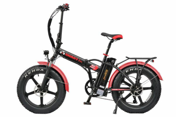 SMARTbike BigFoot 4.0 schwarz-rot 20" 690 Wh Faltrahmen