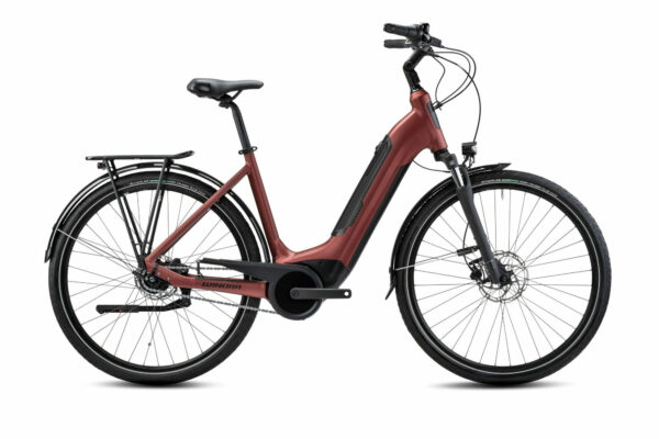 Winora Tria N8 eco Velvetred matt 28" 400 Wh Wave