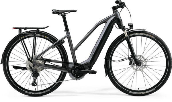 Merida eSPRESSO EP8-EDITION EQ LADY EP1 MATT DARK SILVER/BLACK 28" 630 Wh Trapez