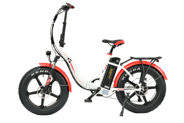 SMARTbike NEXUS 4.0 weiß-rot 20" 690 Wh Wave